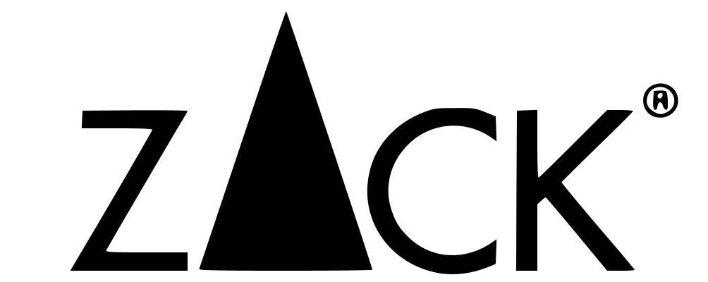 Logo för ZACK – stilren barutrustning och vintillbehör i rostfritt stål