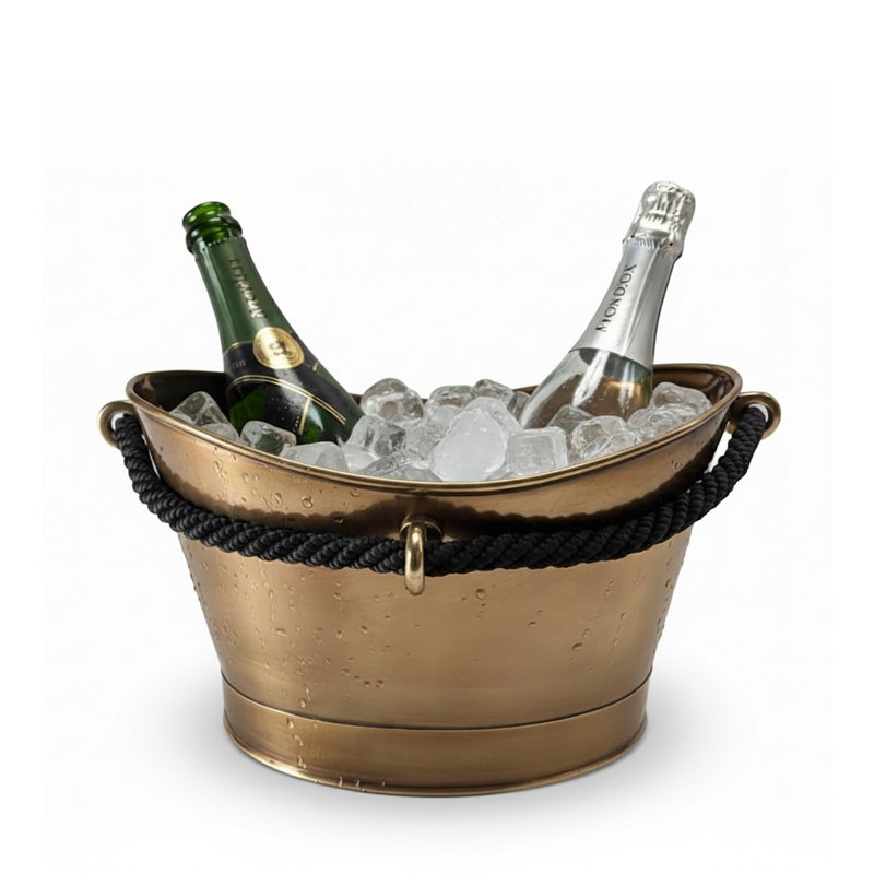 Rivage Premium Antik Champagnebad / Champagnekylare med rep