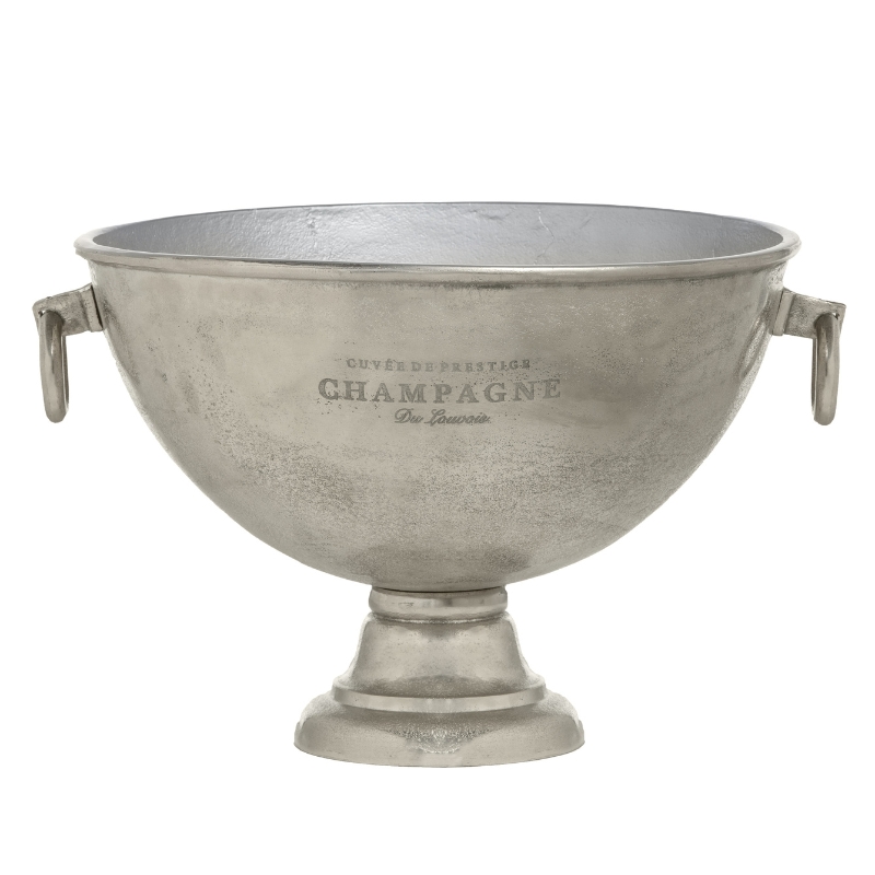 Champagneskål vintage aluminium