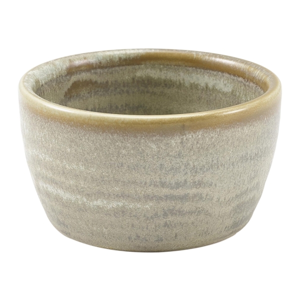 Terra Porcelain Mattgrå Ramekin 13 cl/4,5 oz RAM-PMG4 by Genware color Svart