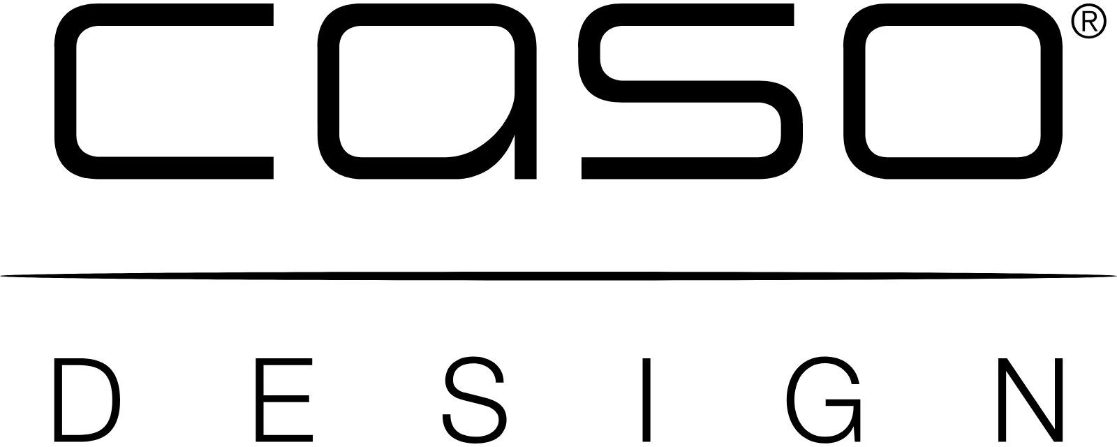 Logo for Caso — eksklusive vinkøleskabe og barudstyr