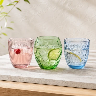 Färgade glas