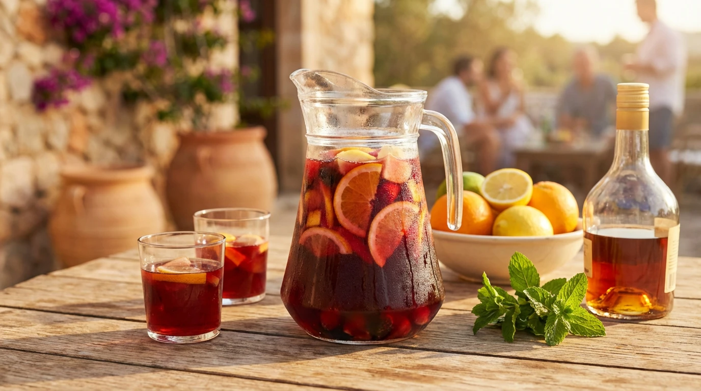 Spansk Sangria – Det autentiska receptet på röd sangria