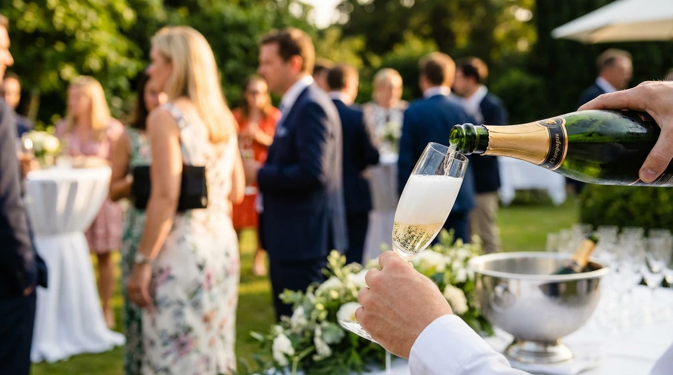 Val av mousserande vin till välkomstdrink: Expertens råd