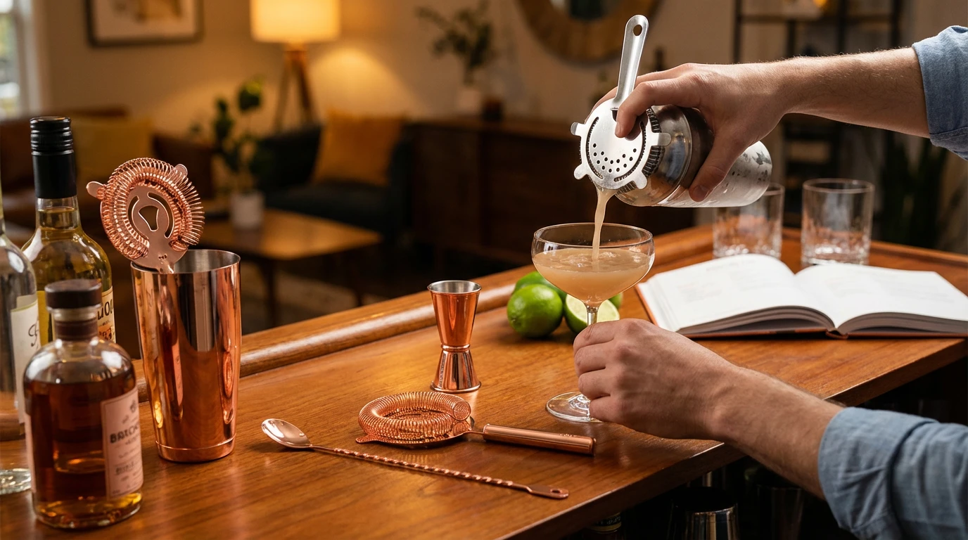 Cocktailshaker set: All utrustning du behöver som hemmabartender