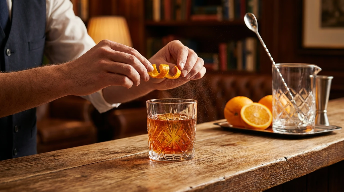 Apelsinskal garnish: Lär dig att göra den perfekta orange-twisten