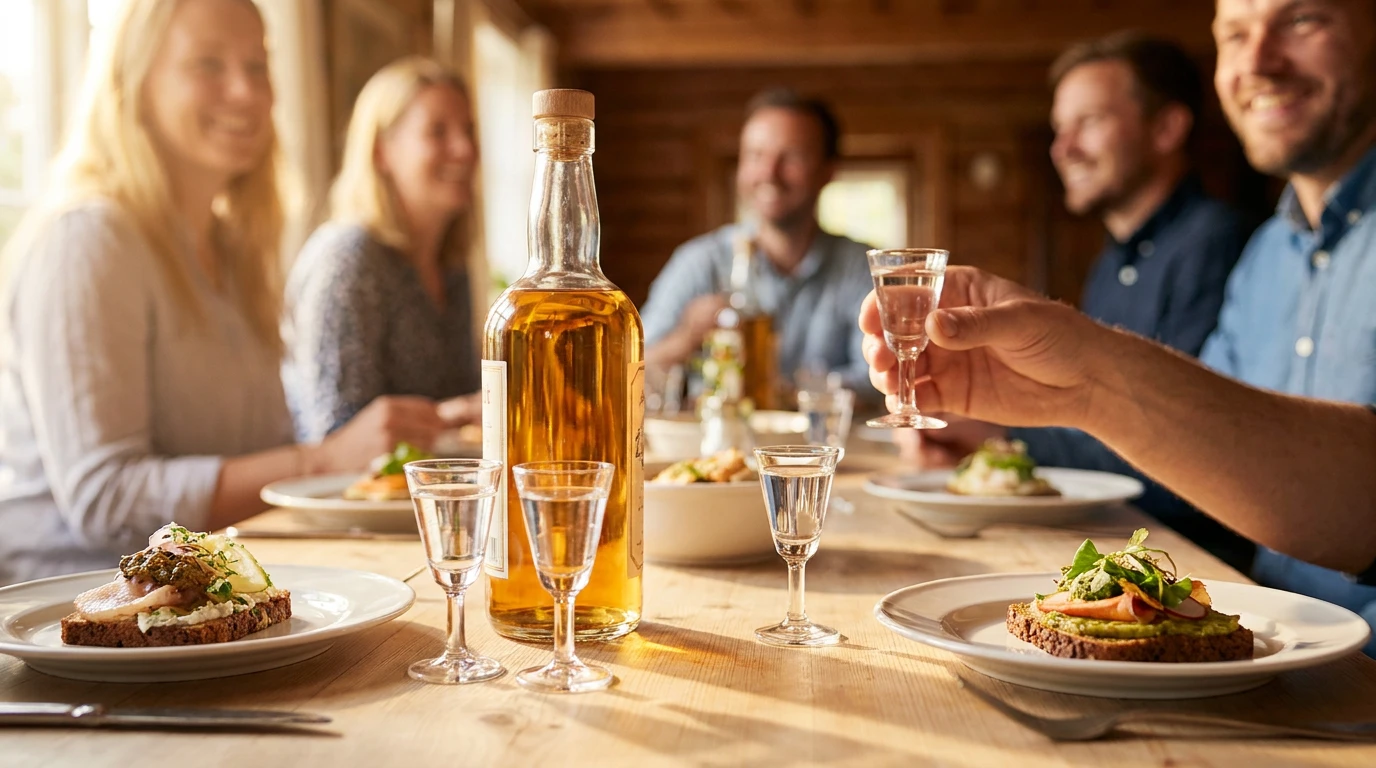 Dansk Snaps Guide: Lär dig att duka ett klassiskt danskt lunchbord