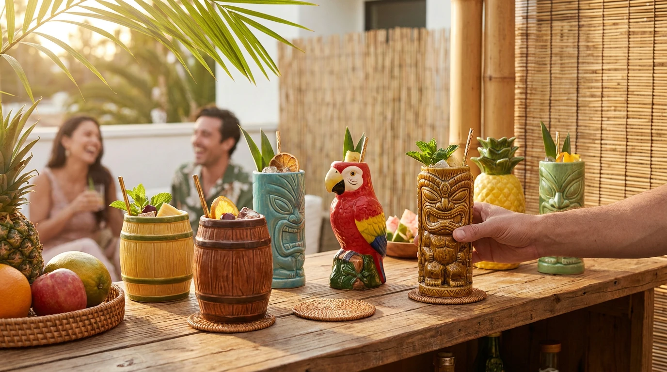 Tiki glas guide: Skapa rätt stämning med snygga tikiglas