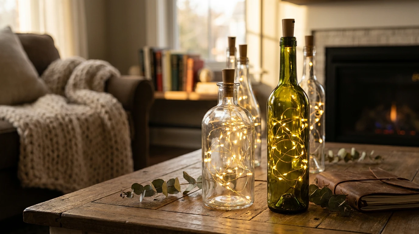 LED flaskljus guide: Skapa mysig stämning i dina flaskor