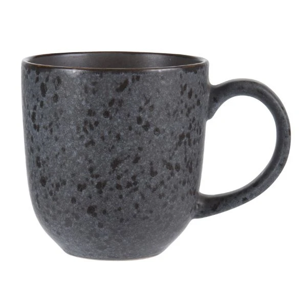 Mugg i stengods 380 ml svart Q75600320 by Koop color Svart