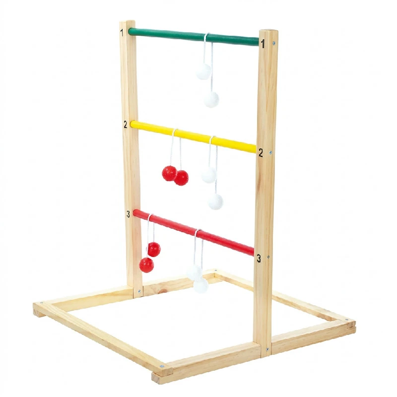 Steggolf med 2x3 set bollar 54,5 x 60 x 75 cm 8002496 by HAAHR & CO color Svart