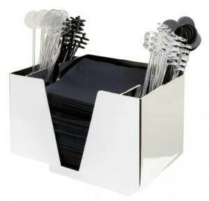 3 Part Bar Organizer Krom BTBL3474 by Beaumont color Silver