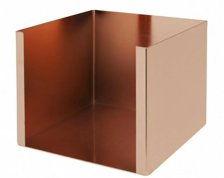 Servetthållare i kopparfinish - 13x13x10,1 cm BTBL3475 by Beaumont color Svart