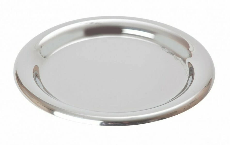 Dricksbricka i rostfritt stål - Ø13,7 cm BTBL3529 by Beaumont color Silver