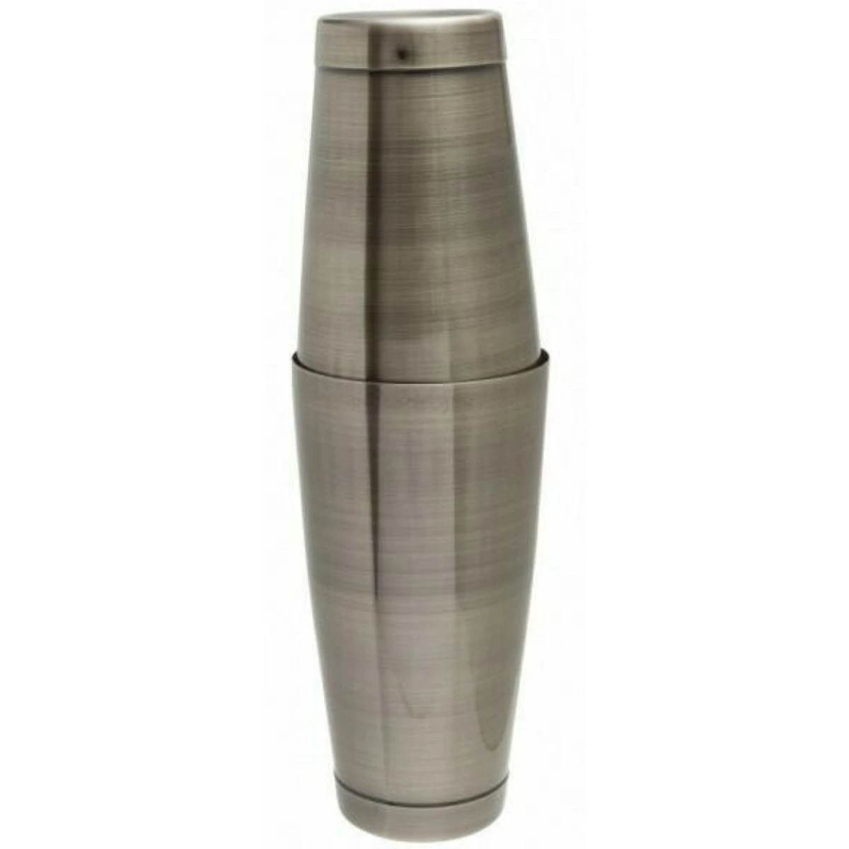 Antik Mässing 80cl & 55cl Tin-On-Tin Shaker BTBL3347 by Beaumont color Grijs