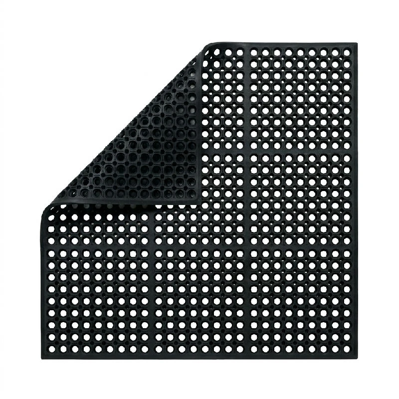 Gummimatta 150 x 90 cm BTBL3684 by Beaumont color Svart