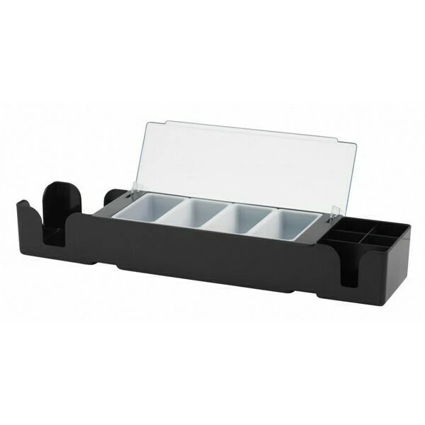 Fruktdispenser - Bar Center 4 fack x 1 pint BTBL3767 by Beaumont color Svart