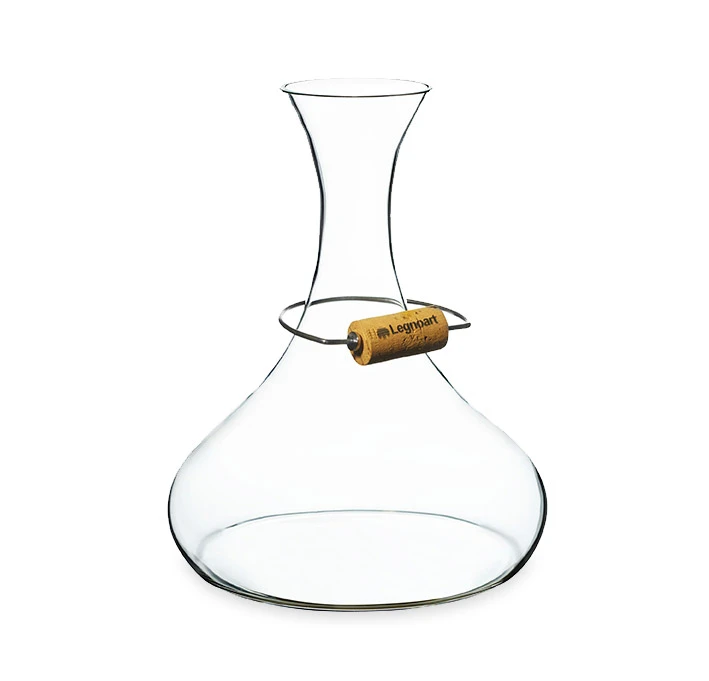 Legnoart LANGHE Dekanteringskaraff med korkhållare 2,5 L LEDV10 by Legnoart color Svart