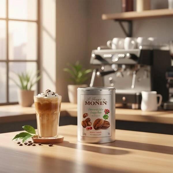Monin Frappé Kaffe Base, 1,36KG 61001 by MONIN color Svart