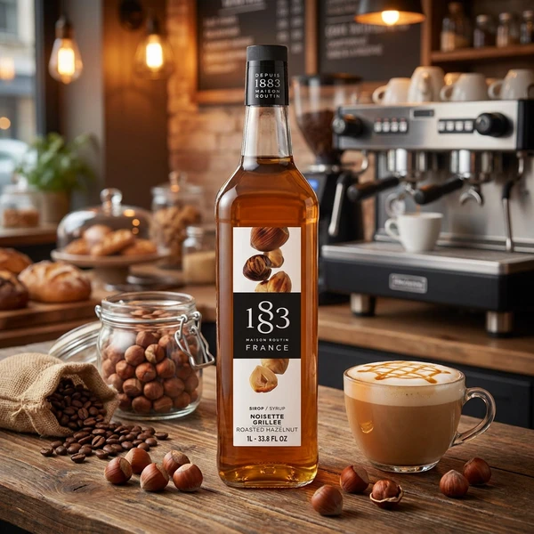 1883 Syrup Noisette Grillée / Rostad Hasselnöt 100 cl 61226 by 1883 color Svart
