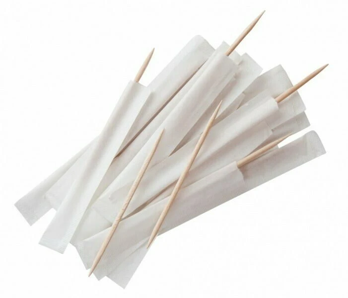 Pappersinslagna tandpetare i trä - 1000-pack BTBL3314 by Beaumont color Svart