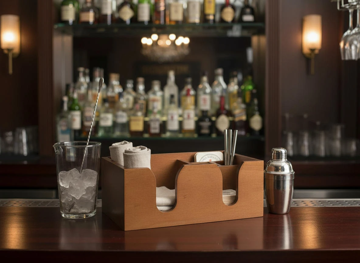 Bar Caddy - Trä BTBL3542 by Beaumont color Bruin