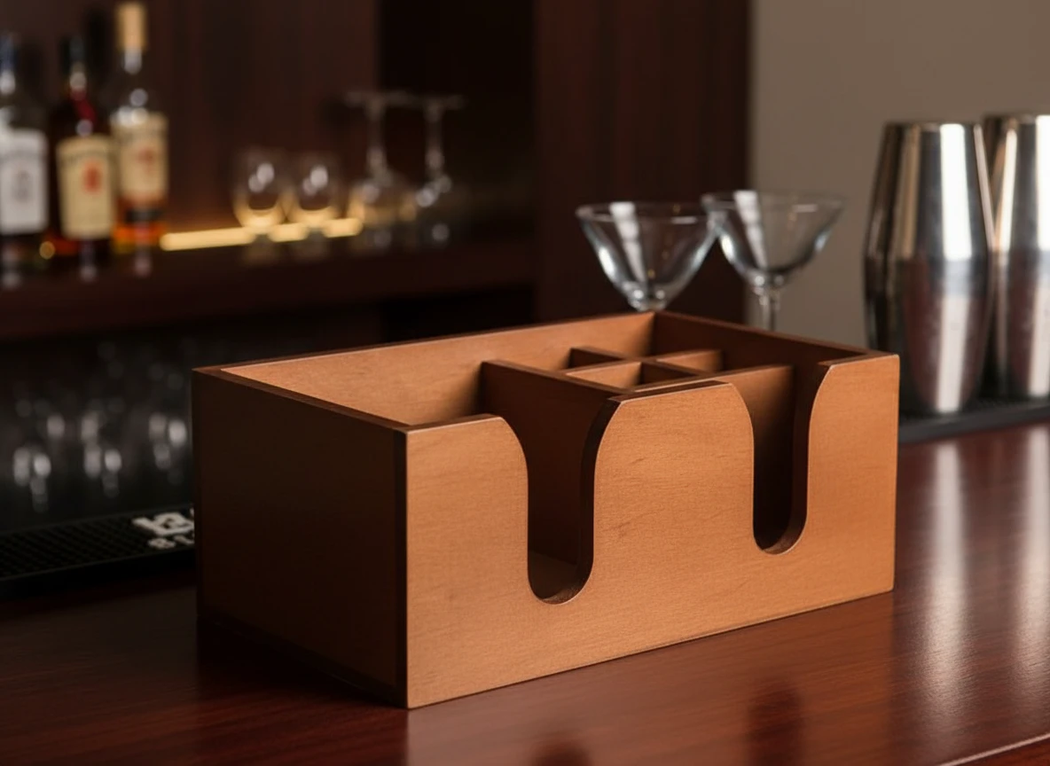 Bar Caddy - Trä BTBL3542 by Beaumont color Bruin