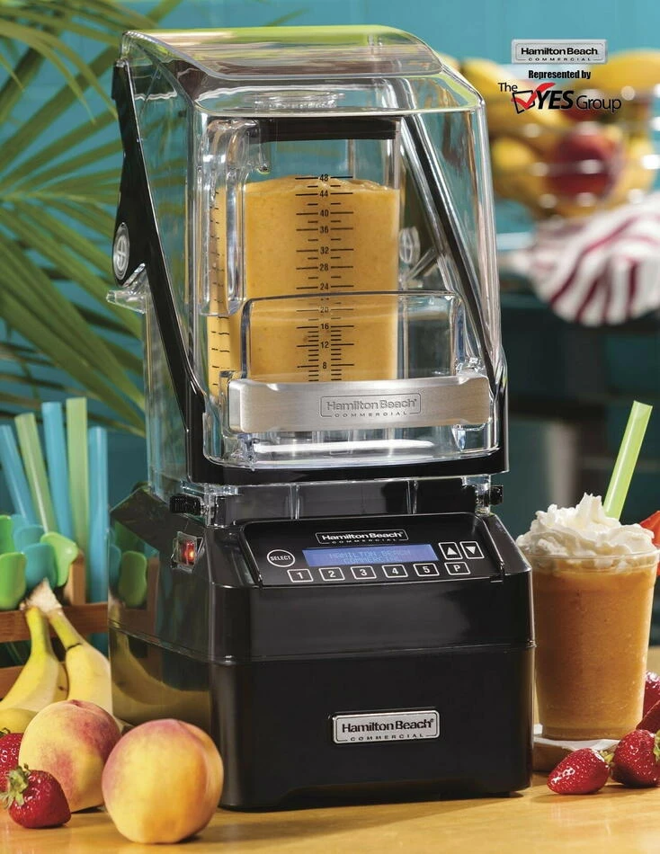 Blender Hamilton Beach ECLIPSE med ljudhuv 2L HBH755-CE by Hamilton B color Svart