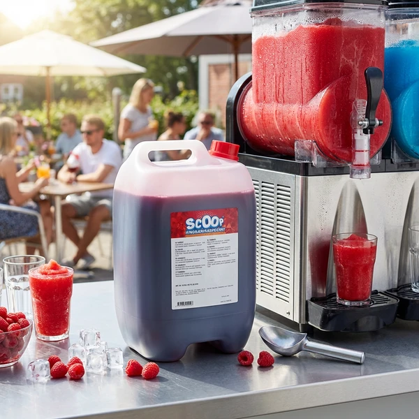Scoop Slushice Koncentrat Hallon, 10L 65136 by SCOOP color Svart