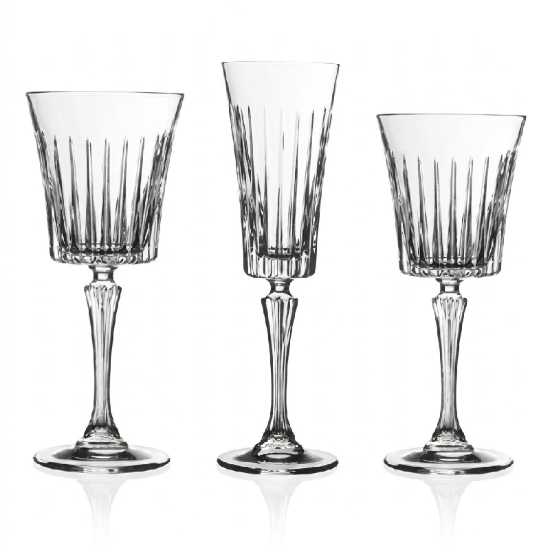 RCR Timeless champagne-, röd- och vitvinsglas Glaspakke6 by RCR Glas color Vit