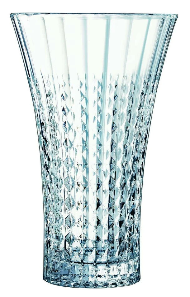 Kristallvas 27 cm LADY DIAMOND L9752 by Koop color Svart