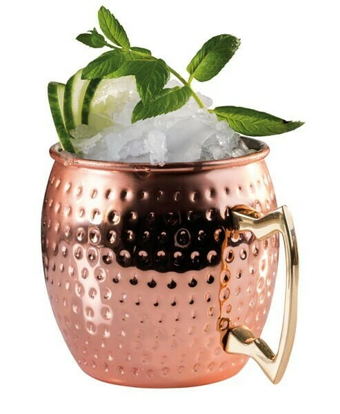 Tunnformad kopparmugg - Moscow Mule - Hamrad 11193311 by APS color Koppar