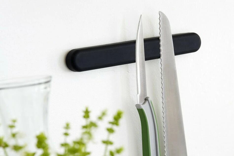 Knivmagnet Lång - Svart ST61110 by Steel-Function color Svart