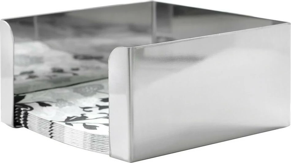 Servetthållare i rostfritt stål 170x170x85 mm ST62120 by BF10 color Svart