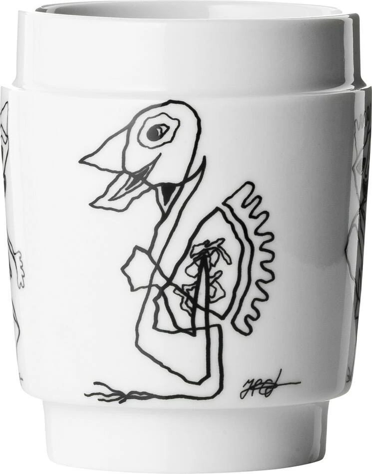 Konstmugg Svart/Vit 250 ml ST68141 by Steel-Function color Vit
