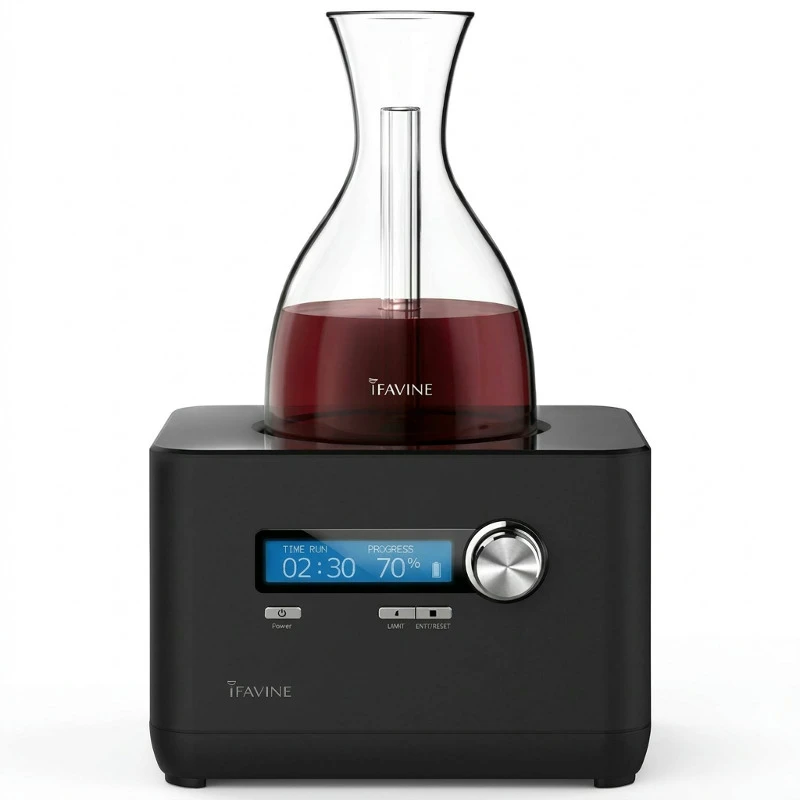 iSommelier, NO WIFI, portabel, 750 ml karaff IFAD512 by IFAP color Svart