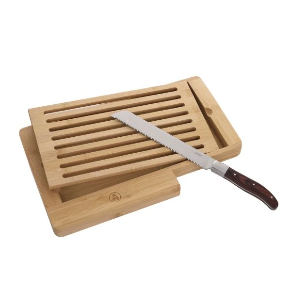 Laguiole Heritage Skärbräda i bambu med kniv 40273008 by Laguiole color Svart