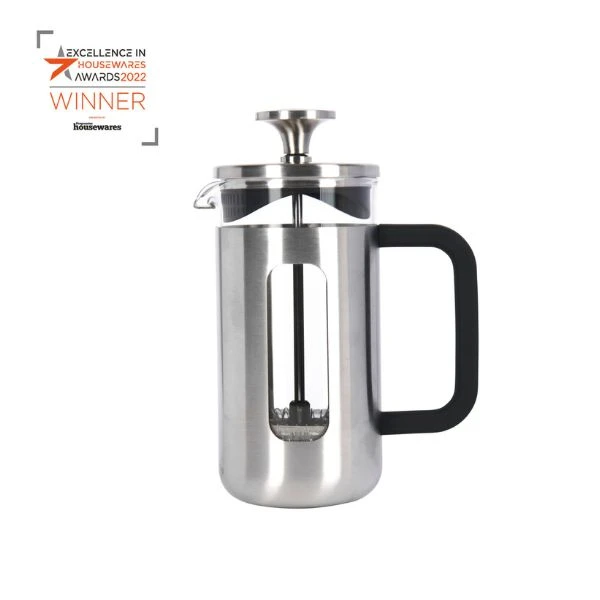 Pisa presskanna 3 koppar borstad krom La Cafetière LCPISA3CPSIL by La Cafetière color Svart