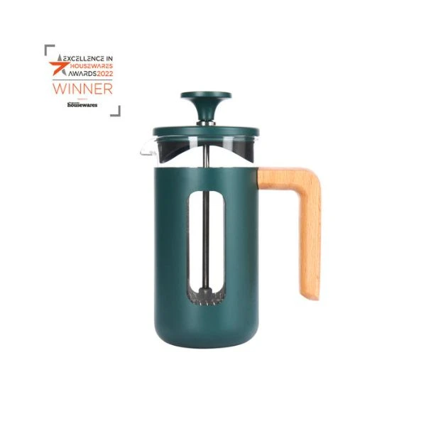 Pisa presskanna 3 koppar grön trähandtag La Cafetière LCPISA3CPGRNW by La Cafetière color Svart