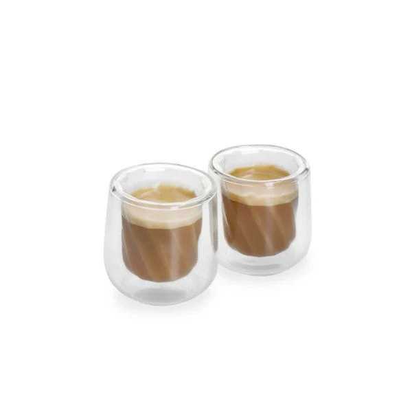 Siena dubbelväggiga cortadoglas 2 st La Cafetière LCDWCORT2PC by La Cafetière color Svart