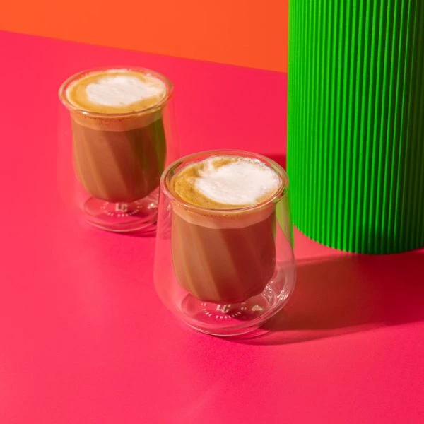 Siena dubbelväggiga cortadoglas 2 st La Cafetière LCDWCORT2PC by La Cafetière color Svart