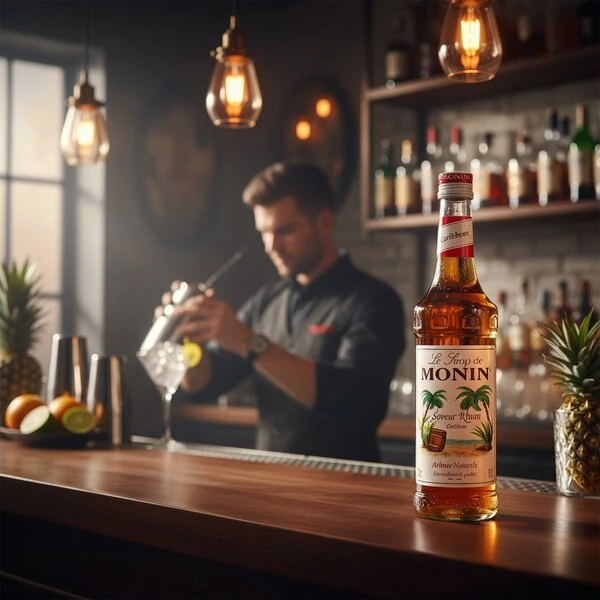 Monin Sirap Karibisk Rom / Caribbean Rum FL 70 50000094 by MONIN color Svart