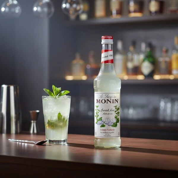 Monin Frosted Mint Syrup FL 70 50000017 by MONIN color Svart