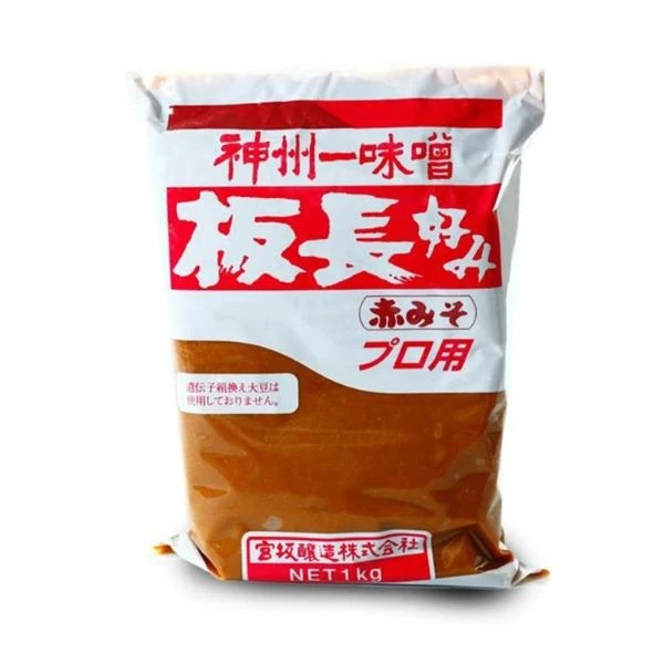 Miso Röd Pasta 1 kg 232220 by Miyasaka color Svart