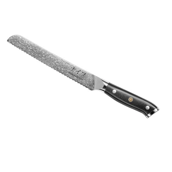 Damascus By Hâws Brödkniv 33 cm 30-DHB009 by Damascus by Hâws color Silver/brun