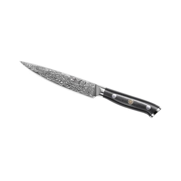 Damascus By Hâws Utility Knife 23.6 Cm 30-DHB013 by Damascus by Hâws color Silver/brun
