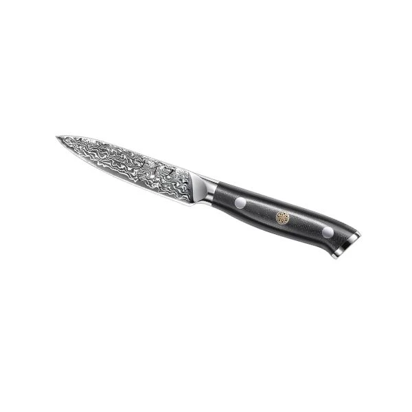 Damascus By Hâws Paring Knife 20 cm 30-DHB014 by Damascus by Hâws color Silver/brun