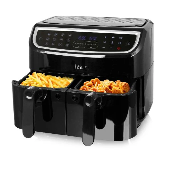 Hâws Sejerø 2.0 Double AirFryer 2X4.5L 2400W Pfas Free Coating 30-AFRY30900 by Hâws color Svart