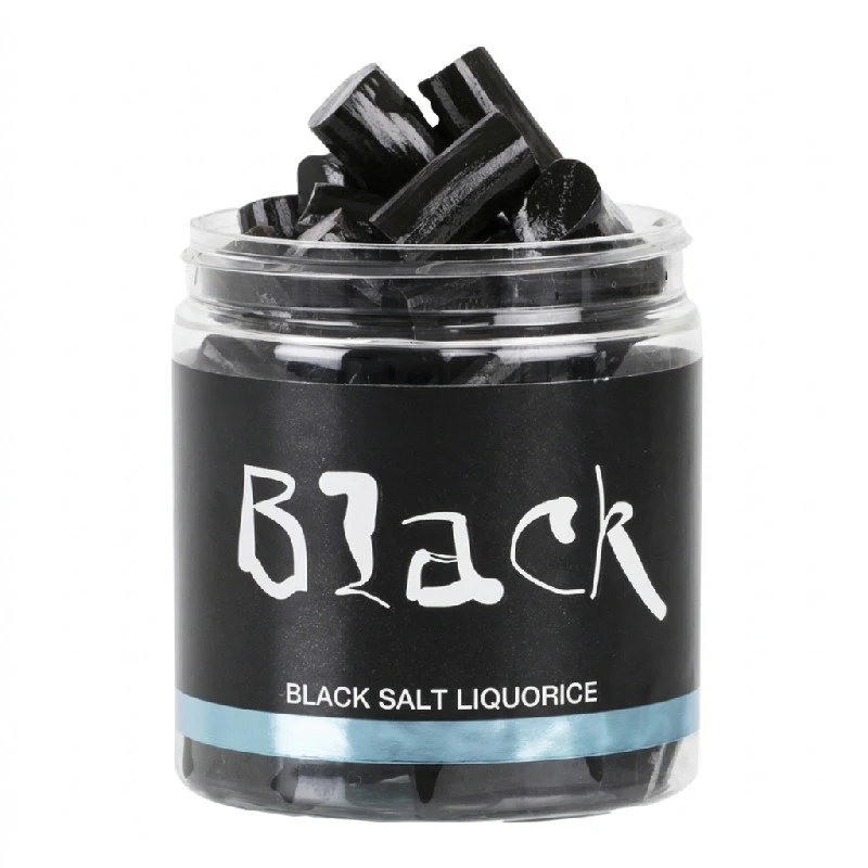 Saltlakrits i burk 170g, Black liquorice 71084911 by Black Liquorice color Svart
