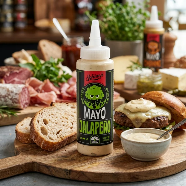 Johnny's Buddies Jalapeño mayo 255ml 580274 by Deli Drengene color Svart